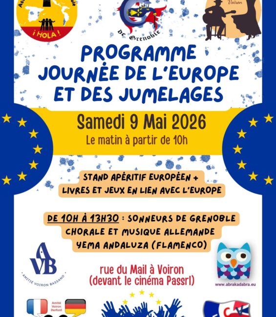 2026 fête de l&rsquo;Europe et des jumelages MATIN